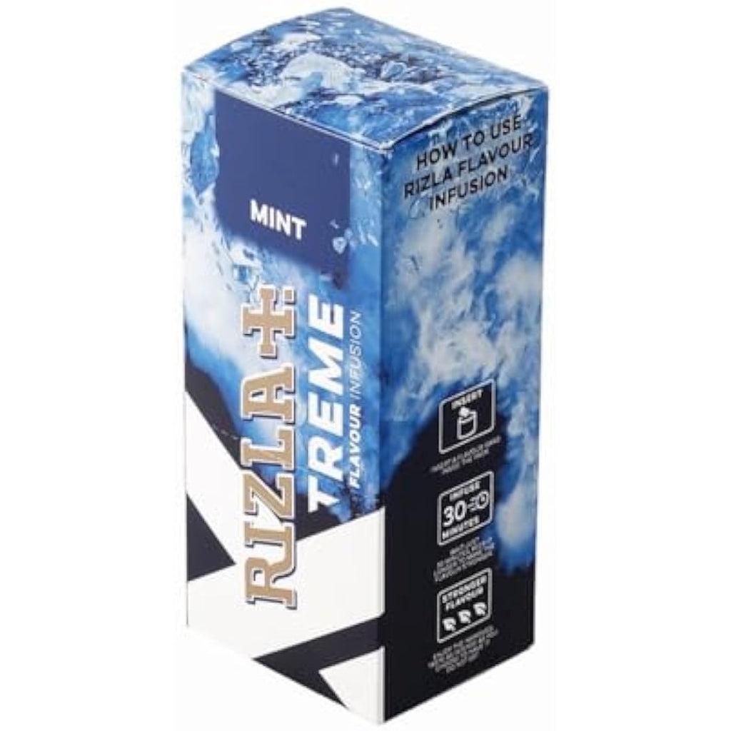 Rizla Fresh Mint Flavour Infusion Cards - Extreme Menthol - 25 Packs