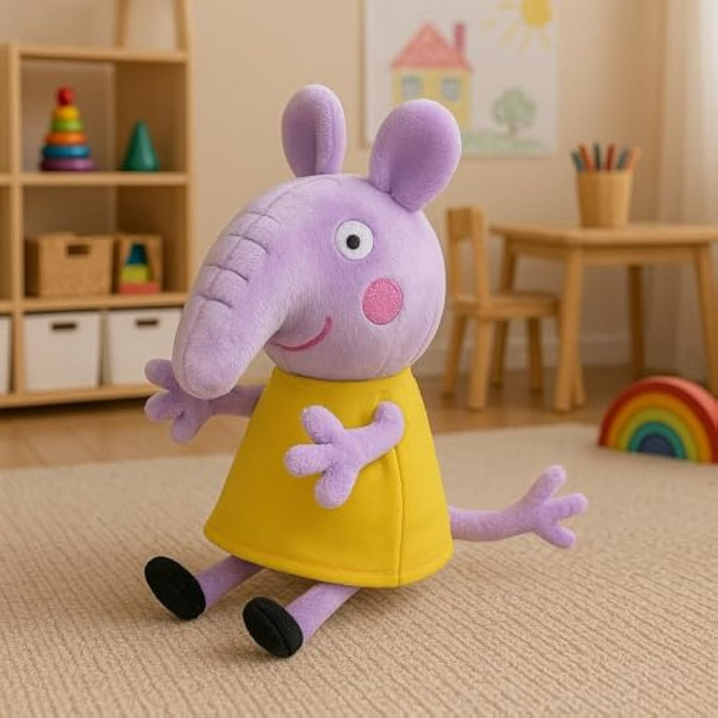 Ty Peppa Pig Emily Elephant Plush – Retro Style Stuffed Animal Toy