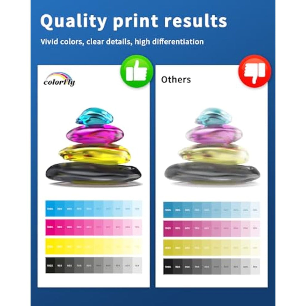 Colorfly 203X CF540X Toner Cartridge 4-Pack for HP Color LaserJet Pro