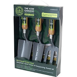 Spear & Jackson Kew Gardens Carbon Steel 3 Piece Garden Tool Gift Set