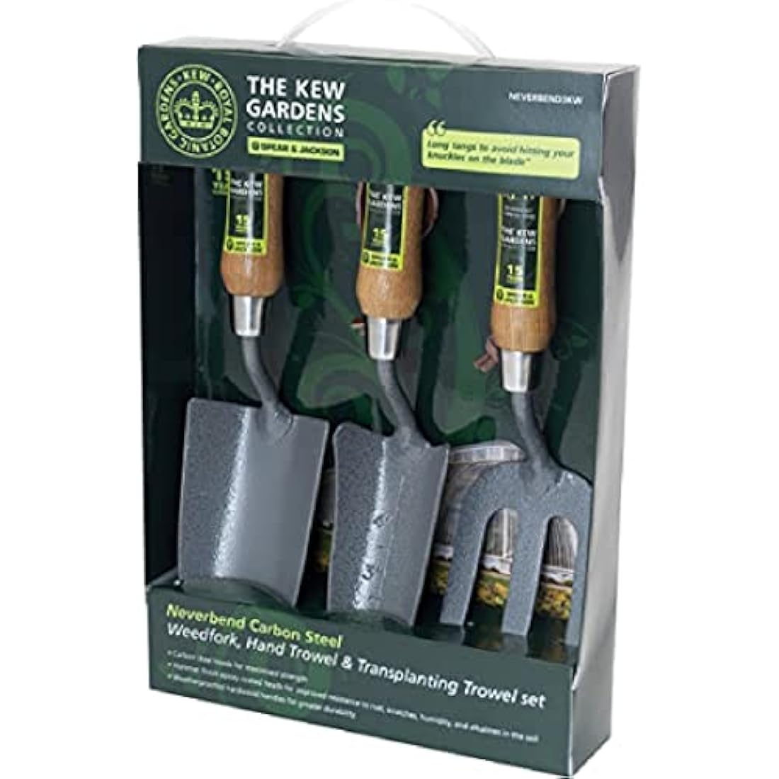 Spear & Jackson Kew Gardens Carbon Steel 3 Piece Garden Tool Gift Set