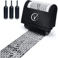 Vantamo Identity Theft Protection Roller Stamp with 3 Refills – Black