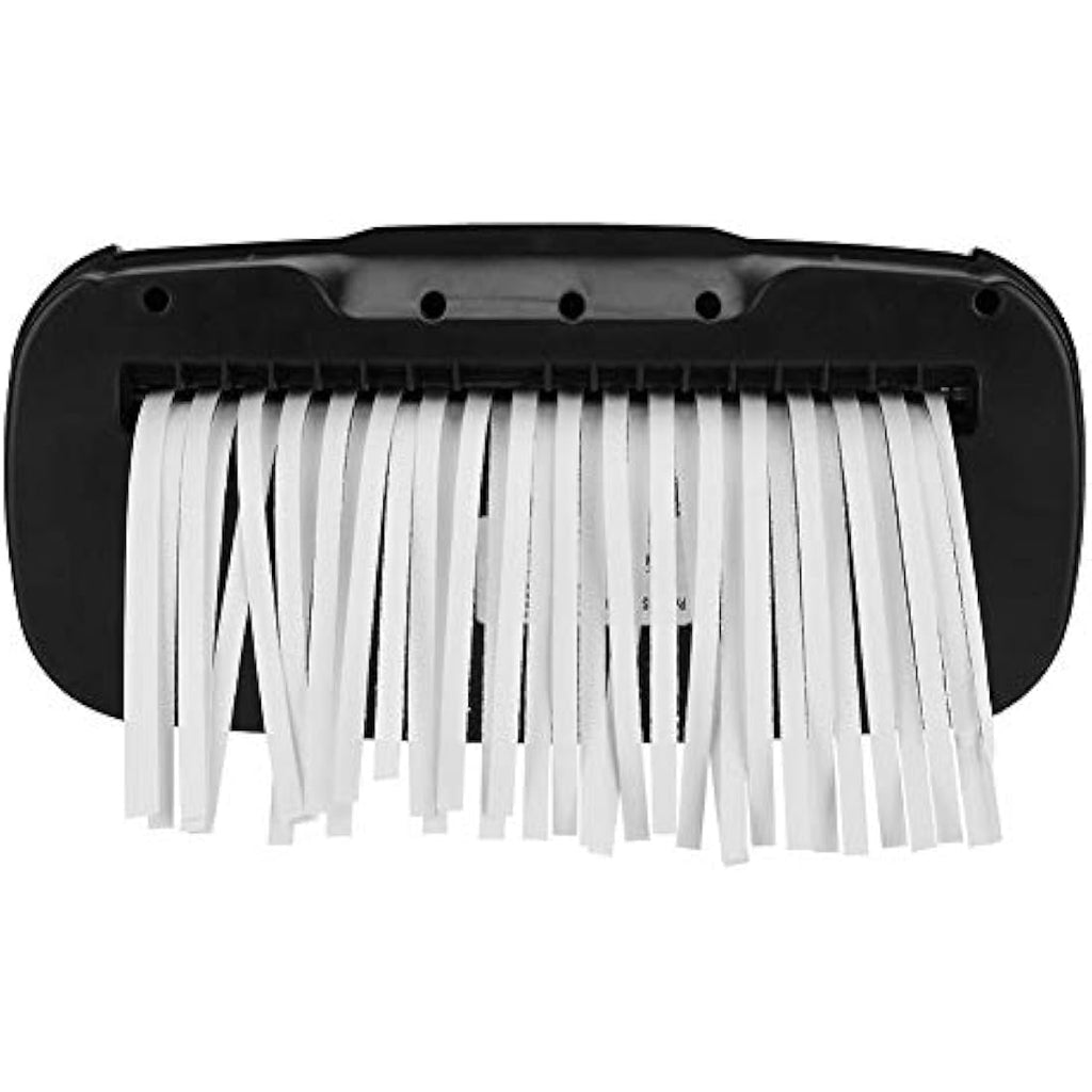 Electric Paper Shredder – 6-Sheet Strip-Cut with 10L Bin