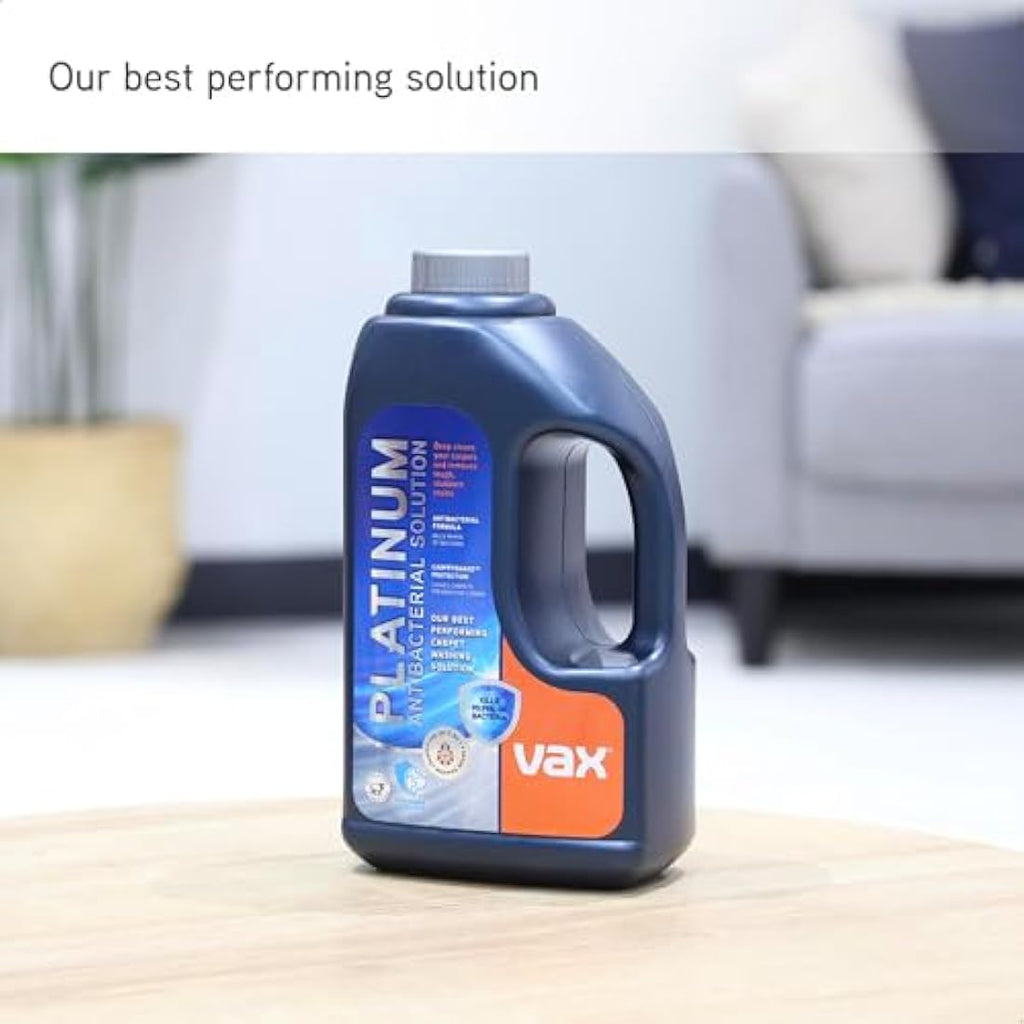 Vax Platinum Antibacterial Carpet Cleaner Solution | 1.5L Citrus Burst