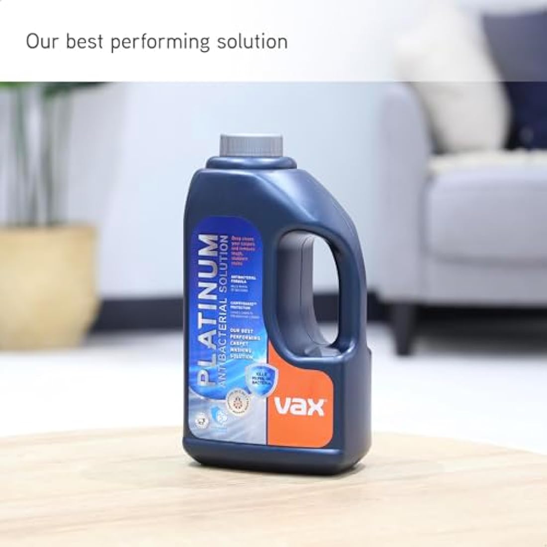 Vax Platinum Antibacterial Carpet Cleaner Solution | 1.5L Citrus Burst