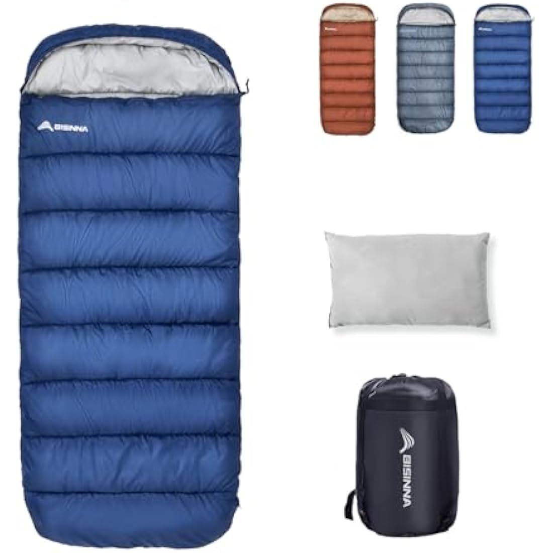 BISINNA XXL Sleeping Bag – Plus Size Waterproof Lightweight Camping Gear