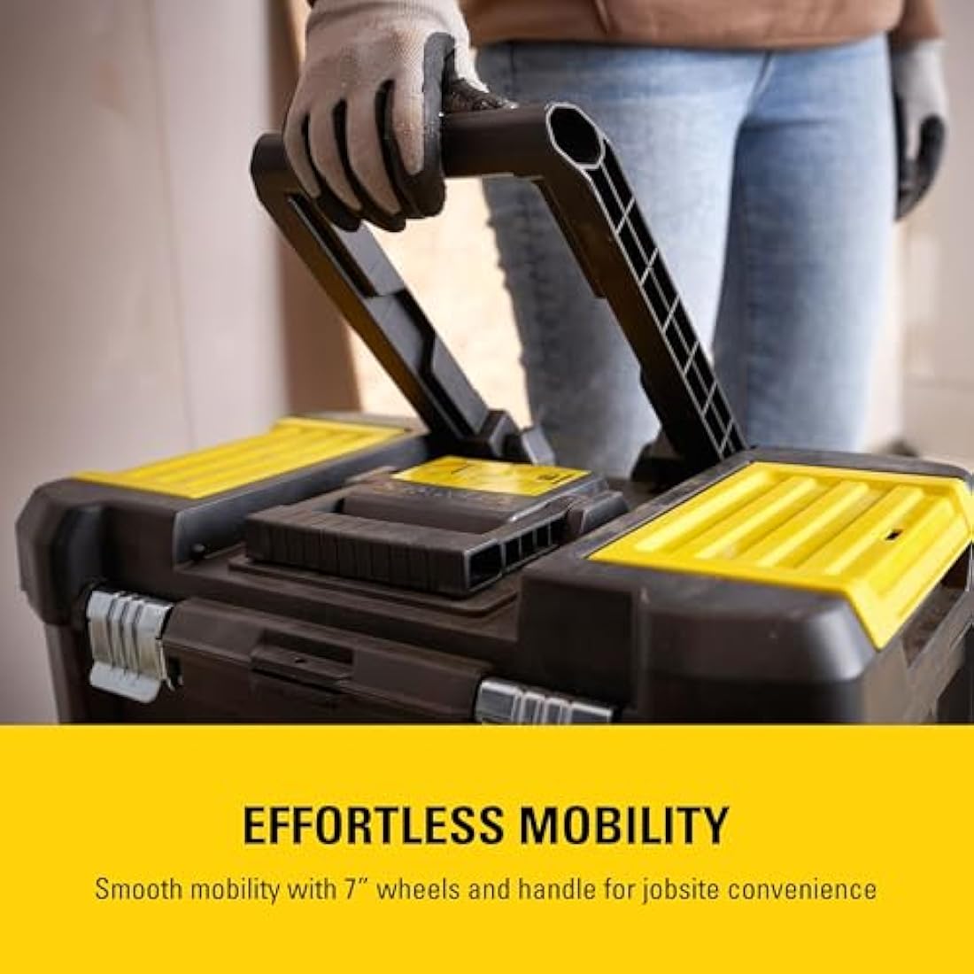 STANLEY 3-in-1 Rolling Workshop Toolbox | Stackable Portable Storage