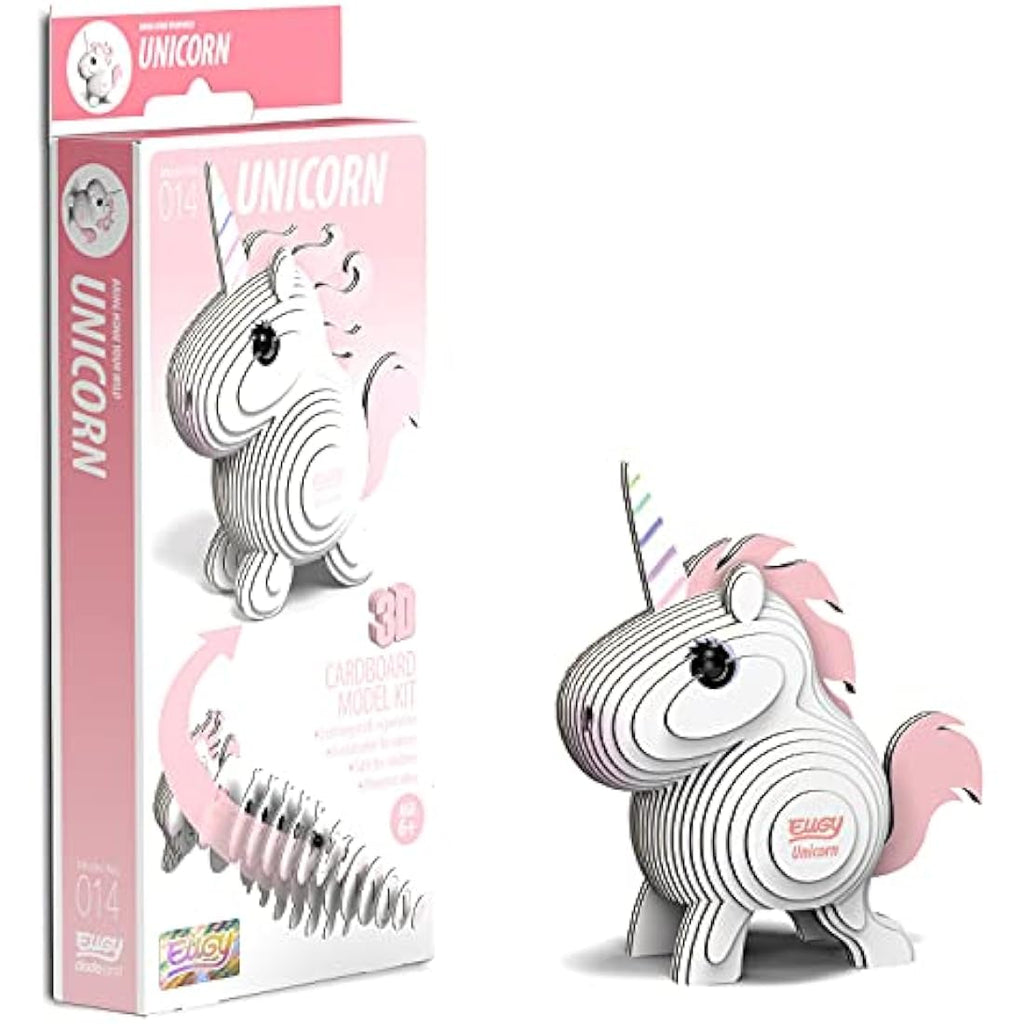 EUGY 3D Unicorn Model Craft Kit – DIY Educational Puzzle for Kids