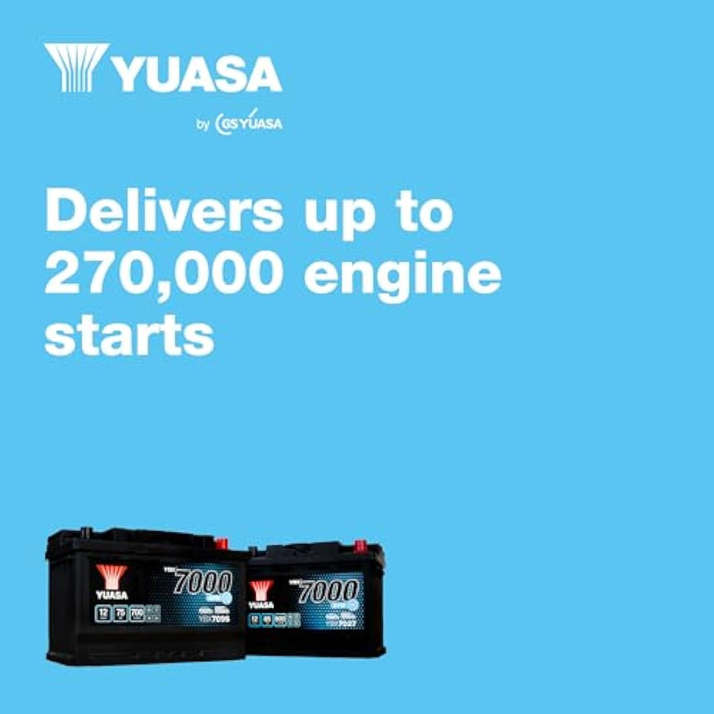 Yuasa YBX7096 12V 75Ah 700CCA EFB Start Stop Car Battery
