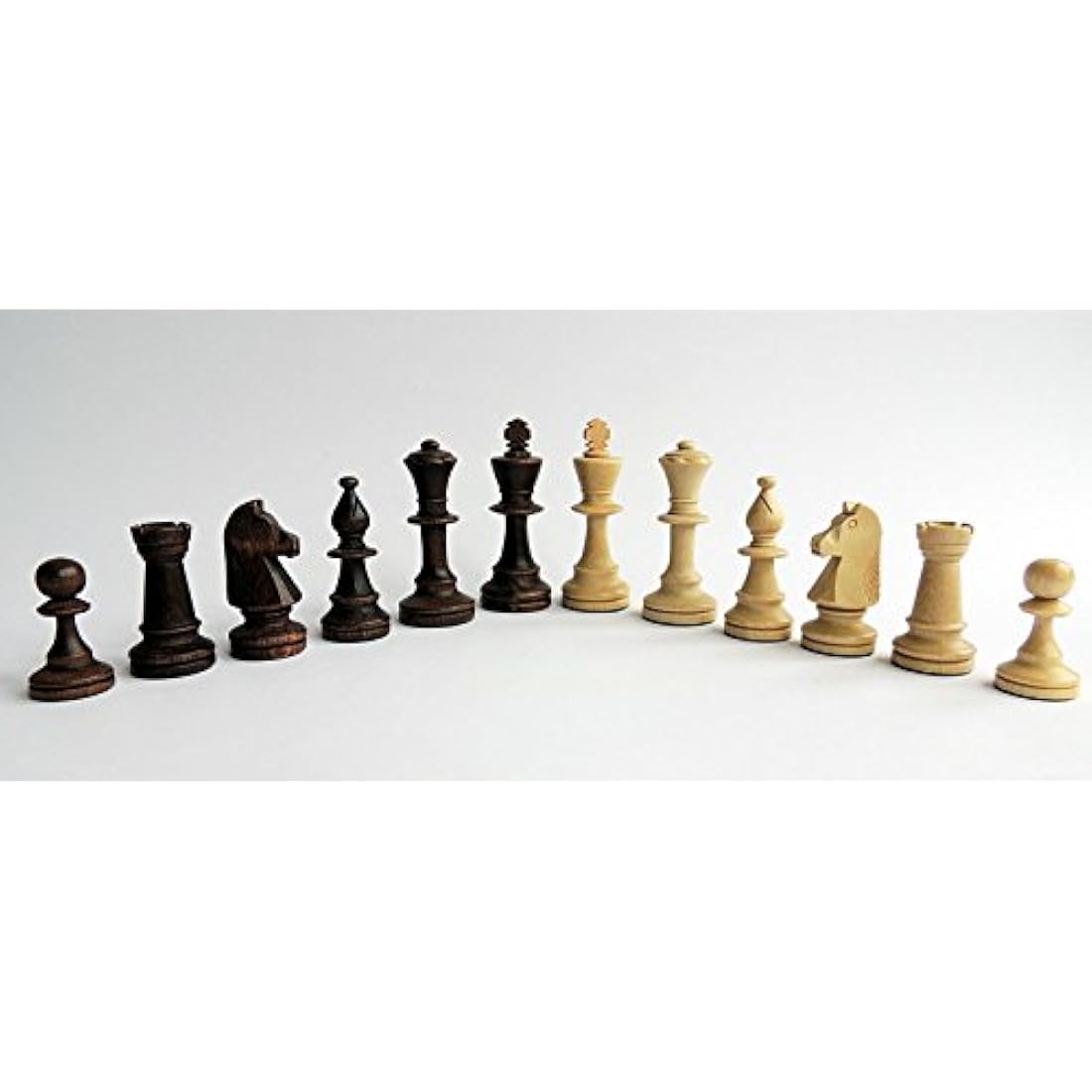 Jolof Store Staunton No. 5 Wooden Chess Pieces – Handmade Tournament Set