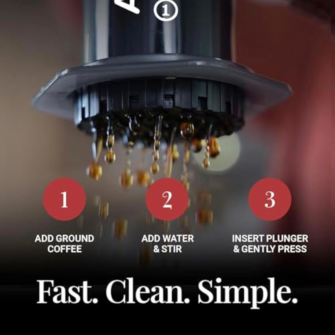 AeroPress Original Coffee and Espresso Maker – Portable 3-Cup Brewer
