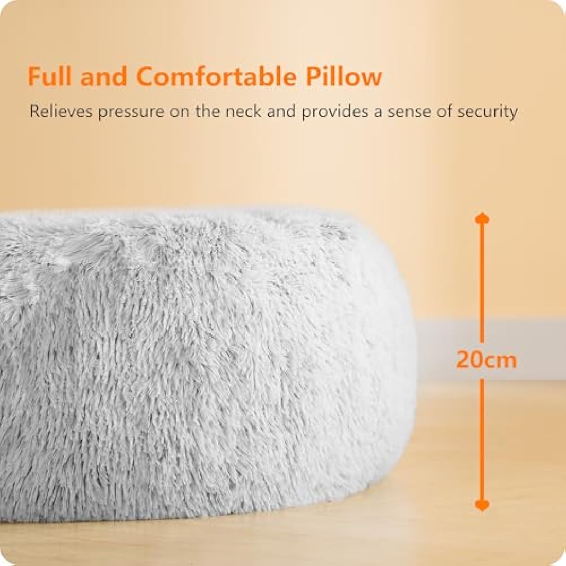 Jolof Store Orthopaedic Dog Bed – Round Washable Plush Sofa, 100cm