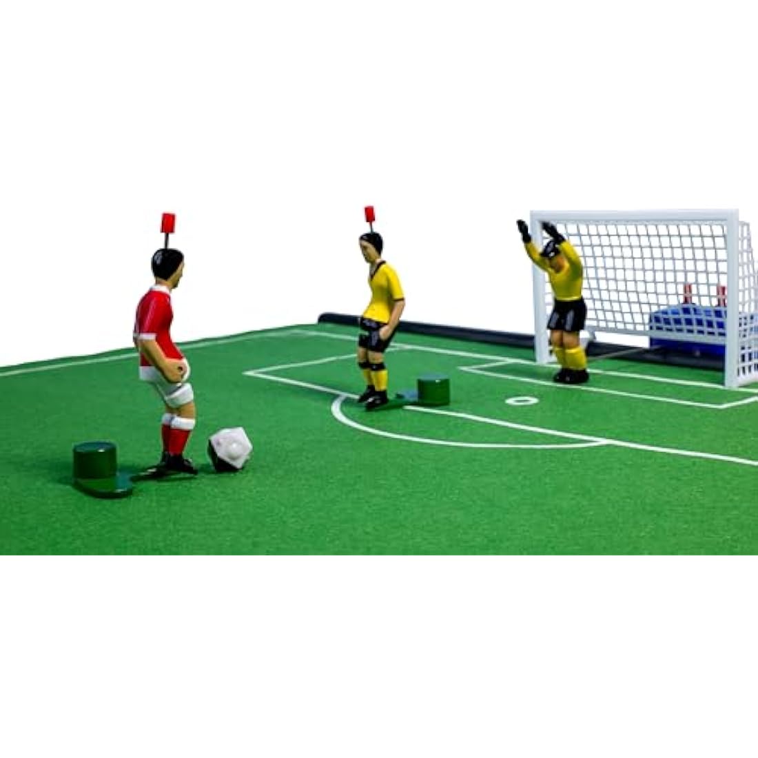 TIPP-KICK Classic Table Football Game Set | Retro Felt Pitch Indoor Toy