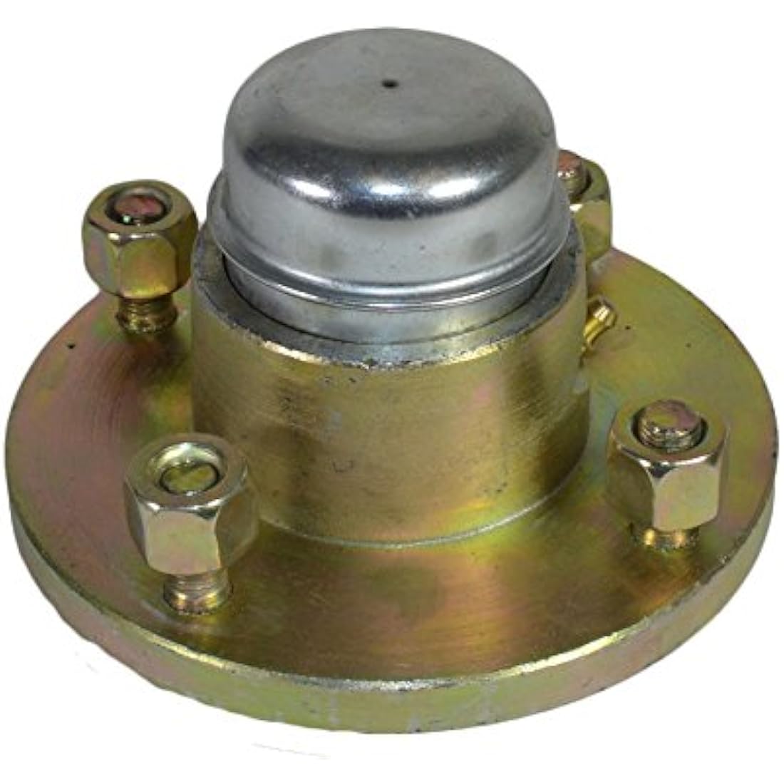 Trailer Cast Wheel Hub | 4 Stud 4" PCD Tapered Bearing