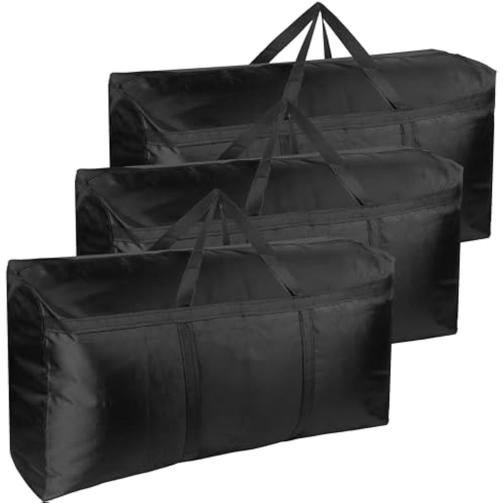 120L Large Storage Bags – 3 Pack Moving Boxes for Bedding