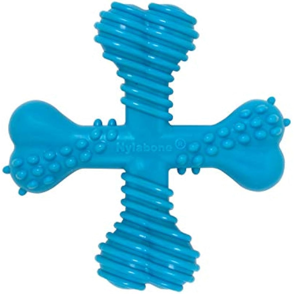 Nylabone X-Bone Durable Beef Dog Chew Toy for Small Dogs Up to 11kg