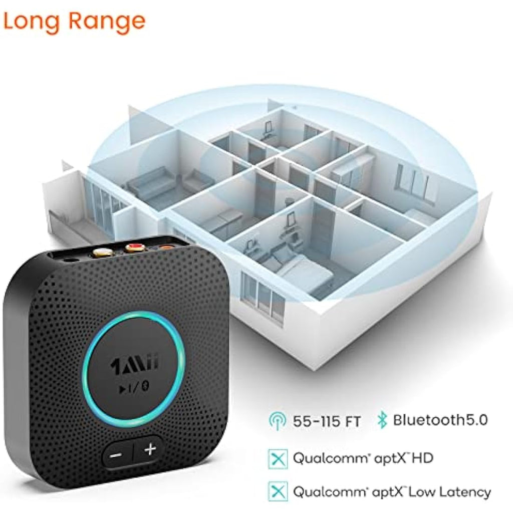 1Mii B06S Bluetooth 5.2 Receiver | Hi-Fi Audio Adapter with aptX HD