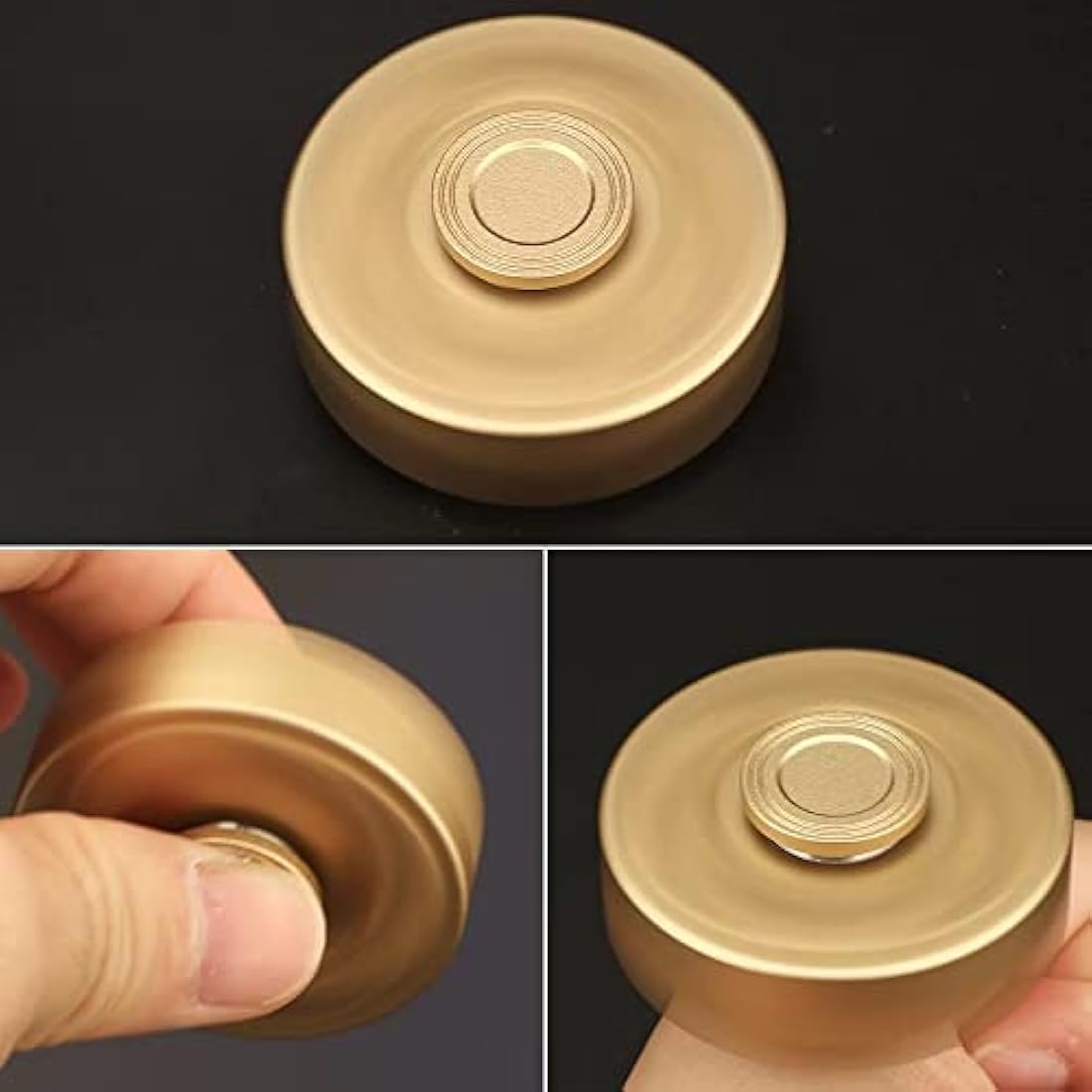 Metal Fidget Spinner – Detachable CNC Alloy Sensory Desk Toy