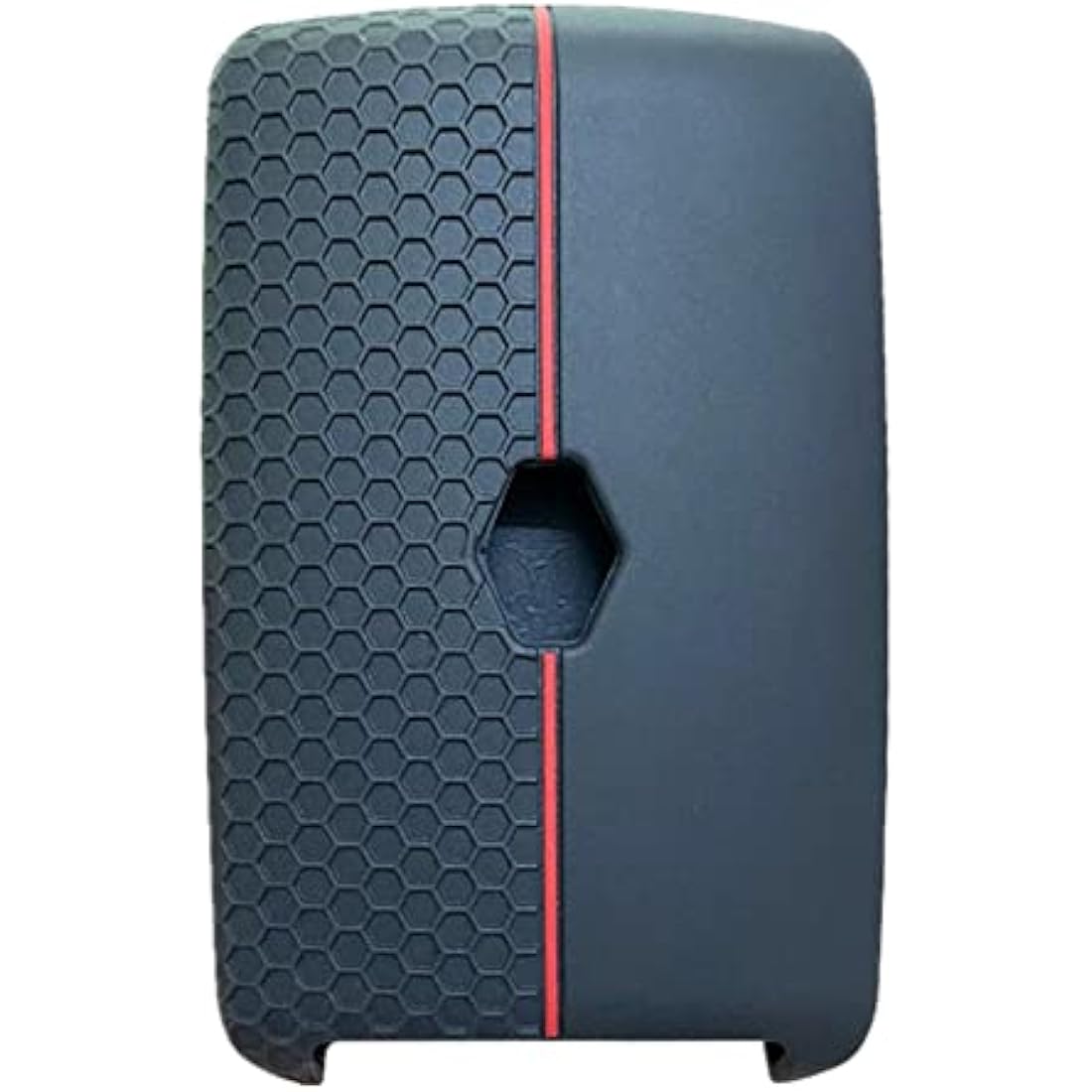 Happyit Silicone Car Key Cover for Renault Koleos Kadjar – Black & Red