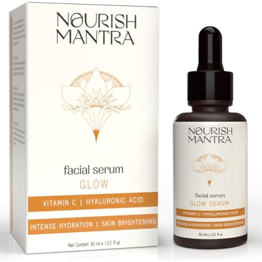 Nourish Mantra Vitamin C & Hyaluronic Acid Glow Facial Serum - 30ml