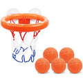 Vicloon Bath Basketball Hoop Set | 5 Balls & Suction Cup Toddler Toy