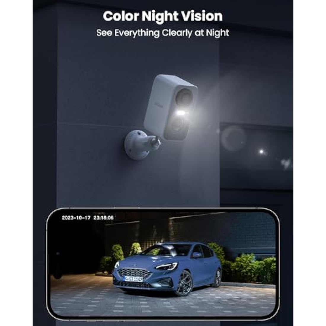 ieGeek 5MP Wireless Security Camera – Outdoor Battery CCTV with Night Vision