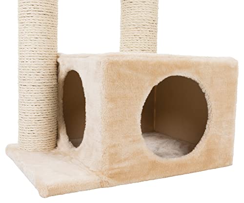 Trixie Valencia Cat Scratching Post – Durable Plastic Base, 28 cm