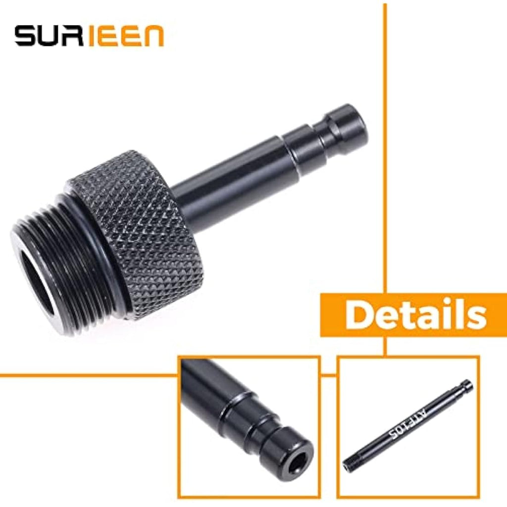 SURIEEN 5Pcs ATF Transmission Fluid Oil Filler Adapter for DSG CVT 09G