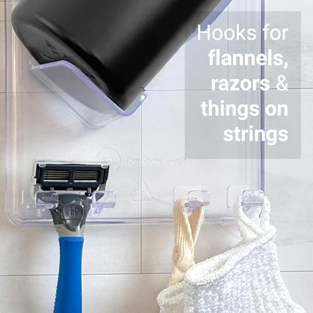 Jolof Store Shower Caddy 2-Pack | Rustproof Adhesive Bathroom Rack