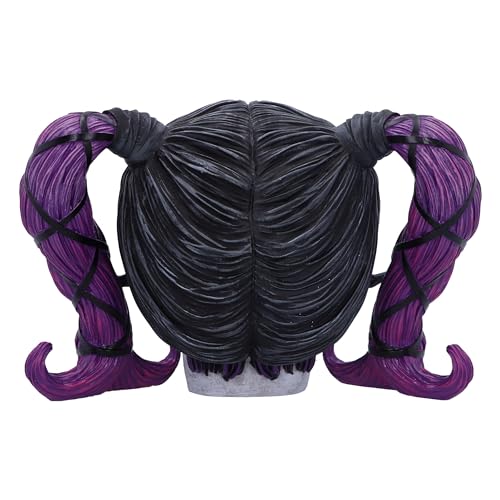 Nemesis Now Drop Dead Gorgeous Voodoo Skull Figurine – Purple Hair 20.5cm