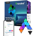 Nanoleaf Shapes Ultra Black Mini Triangles Expansion Pack | 10 LED Panels