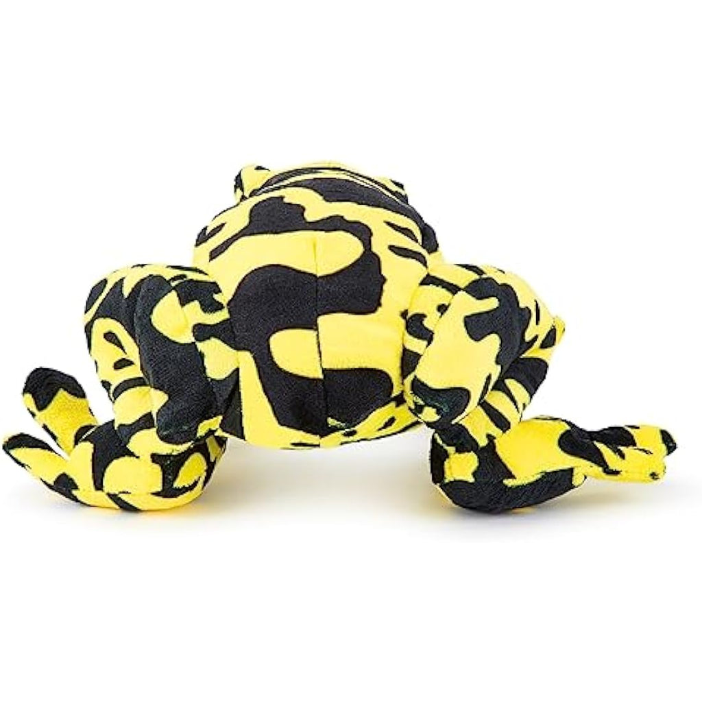 Zappi Co Yellow Poison Dart Frog Plush - 21cm Recycled Stuffed Animal