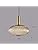Jolof Store Modern Amber Glass Pendant Light – Gold Copper Hanging Lamp