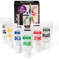 Speedball Fabric and Paper Block Printing Ink Set - 6 Colors, 1.25oz