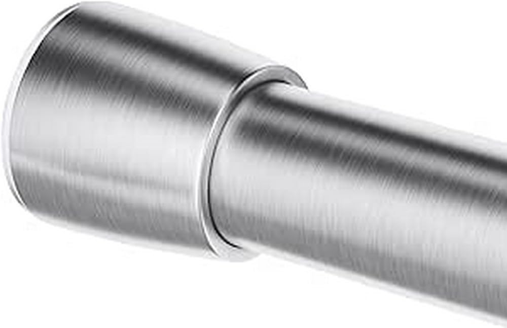 iDesign Stainless Steel Tension Shower Curtain Rail | 127–221 cm