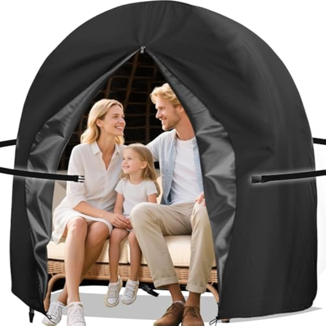 Jolof Store Double Egg Chair Cover | 420D Waterproof Oxford Fabric | 230x200cm