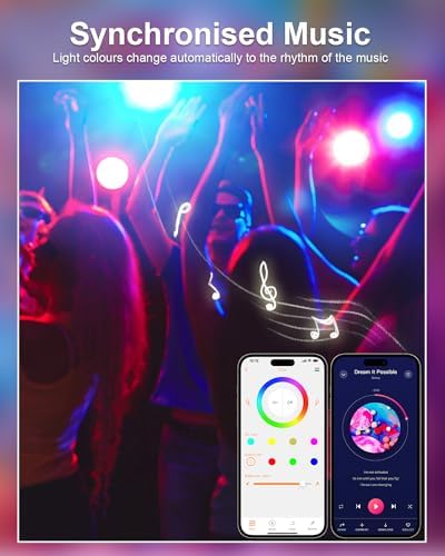 VARICART Smart LED Downlights – 10W RGB Dimmable Alexa Spotlights (6 Pcs)