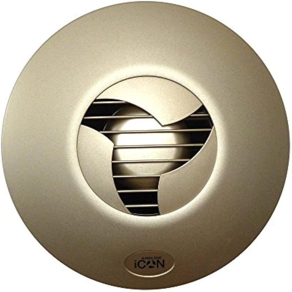 Airflow iCON 15 Fan Cover – Sandstone Gold Designer Extractor Accessory