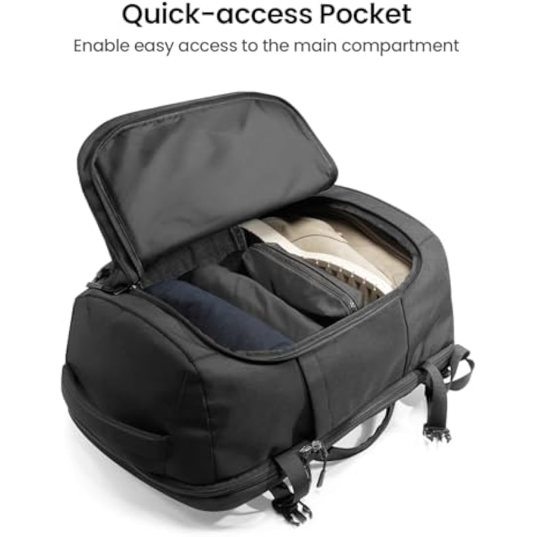 tomtoc 40L Travel Backpack | TSA Approved 17.3 Inch Laptop Rucksack