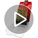 NORTOOLS 25-Piece Titanium HSS Drill Bit Set | 1.0-13mm DIN338