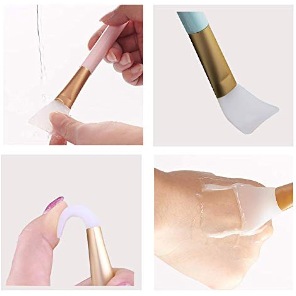 Jolof Store 3-Pack Silicone Face Mask Brushes | Soft Skincare Applicators