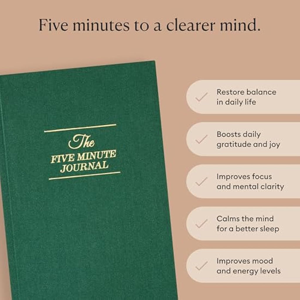 Intelligent Change Five Minute Journal | Undated Daily Gratitude Planner