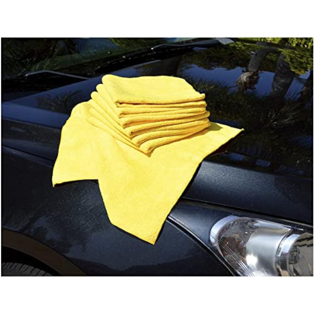 Kirkland Signature Ultra Plush Microfiber Towels – 36 Pack, Yellow