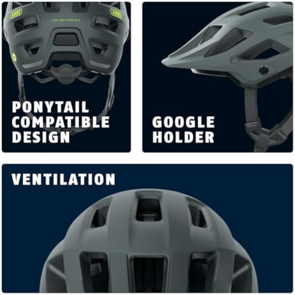 ABUS Moventor 2.0 MIPS MTB Helmet – Velvet Black All-Mountain Gear
