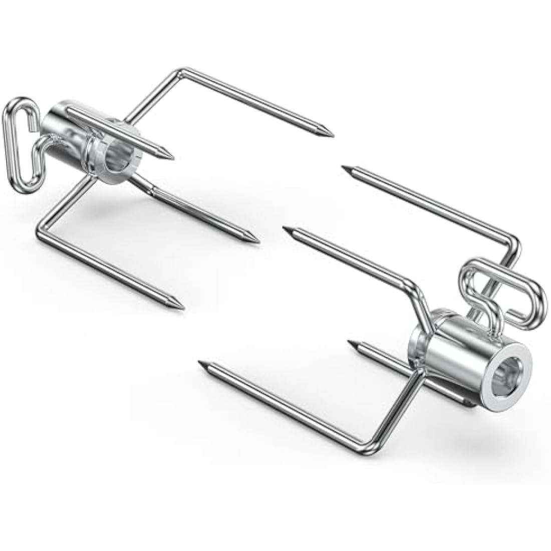 Onlyfire Rotisserie Meat Forks for 12mm Hexagon and 8mm Square Spit Rods