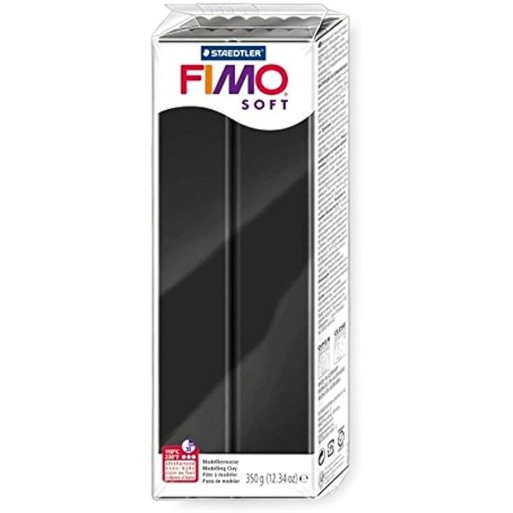 Staedtler FIMO Soft Polymer Modelling Clay – Black & White Set, 454g