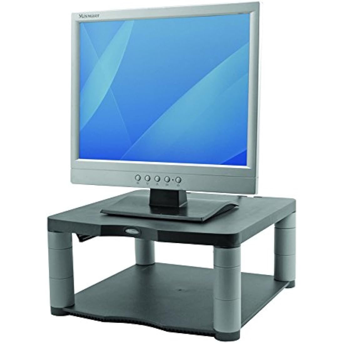 Fellowes Premium Monitor Riser – Adjustable Ergonomic Stand, Graphite