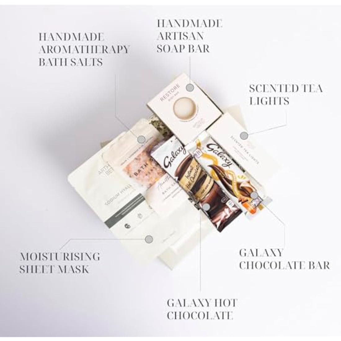 Jolof Store Pamper Gift Box – Self Care Spa Relaxation Hamper for Her