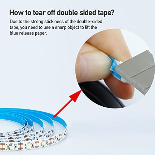 GOMING 5V USB LED Strip Light | 4000K Natural White 4M Flexible Tape