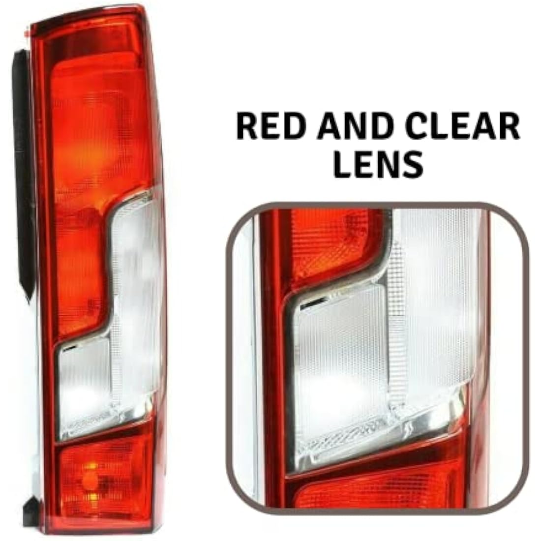 Seintech LED Tail Light Lens for Peugeot Citroën Fiat 2014+ | RHD Driver Side